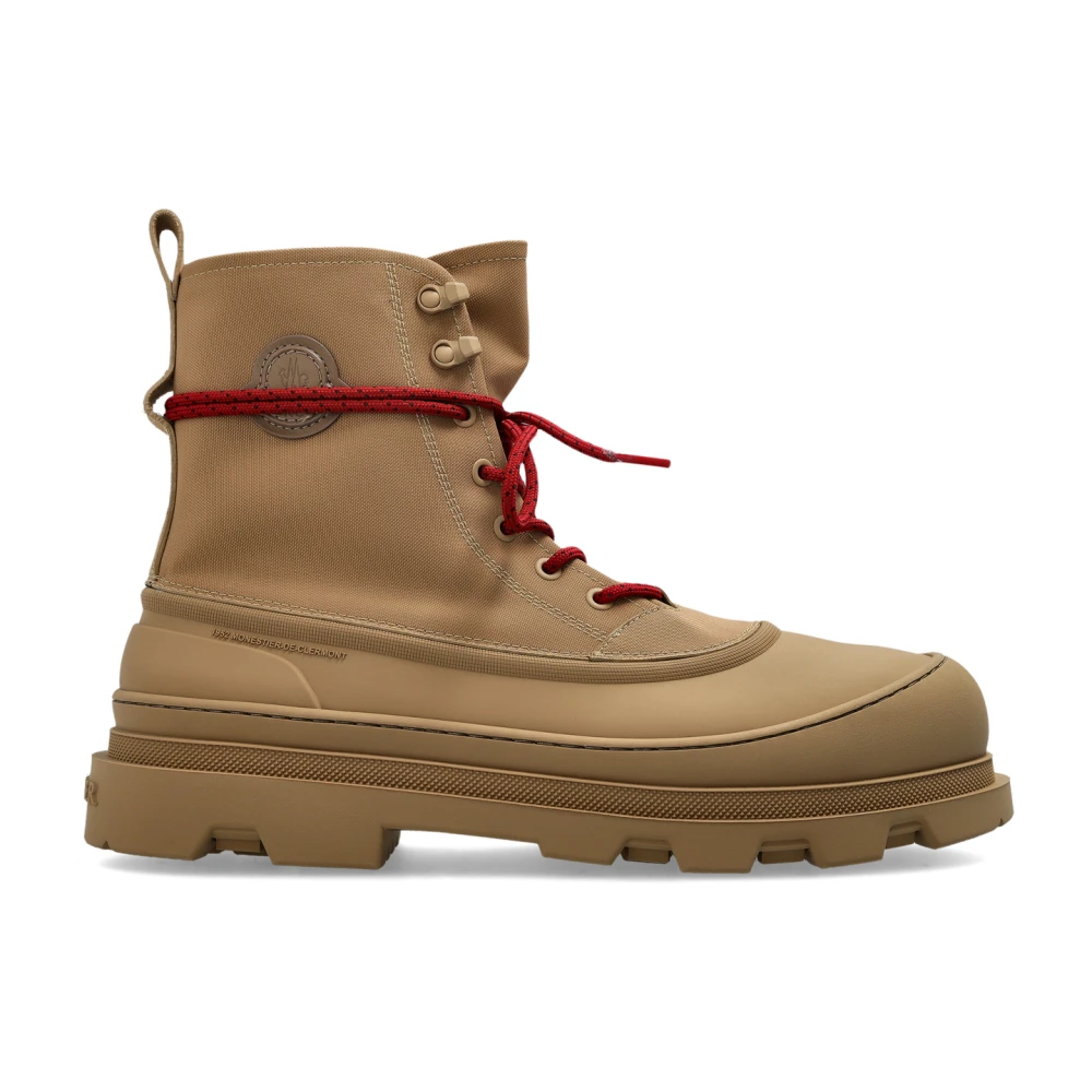 Moncler Uomo Verde - Stivaletti Stringati Vera Sheal - Shoes - 42 Eu - Immagine 3