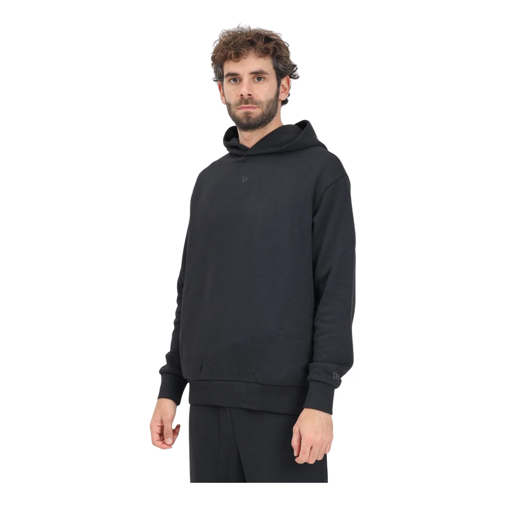 New era Zwarte Hoodie Flag Oversized Sweater Black Heren