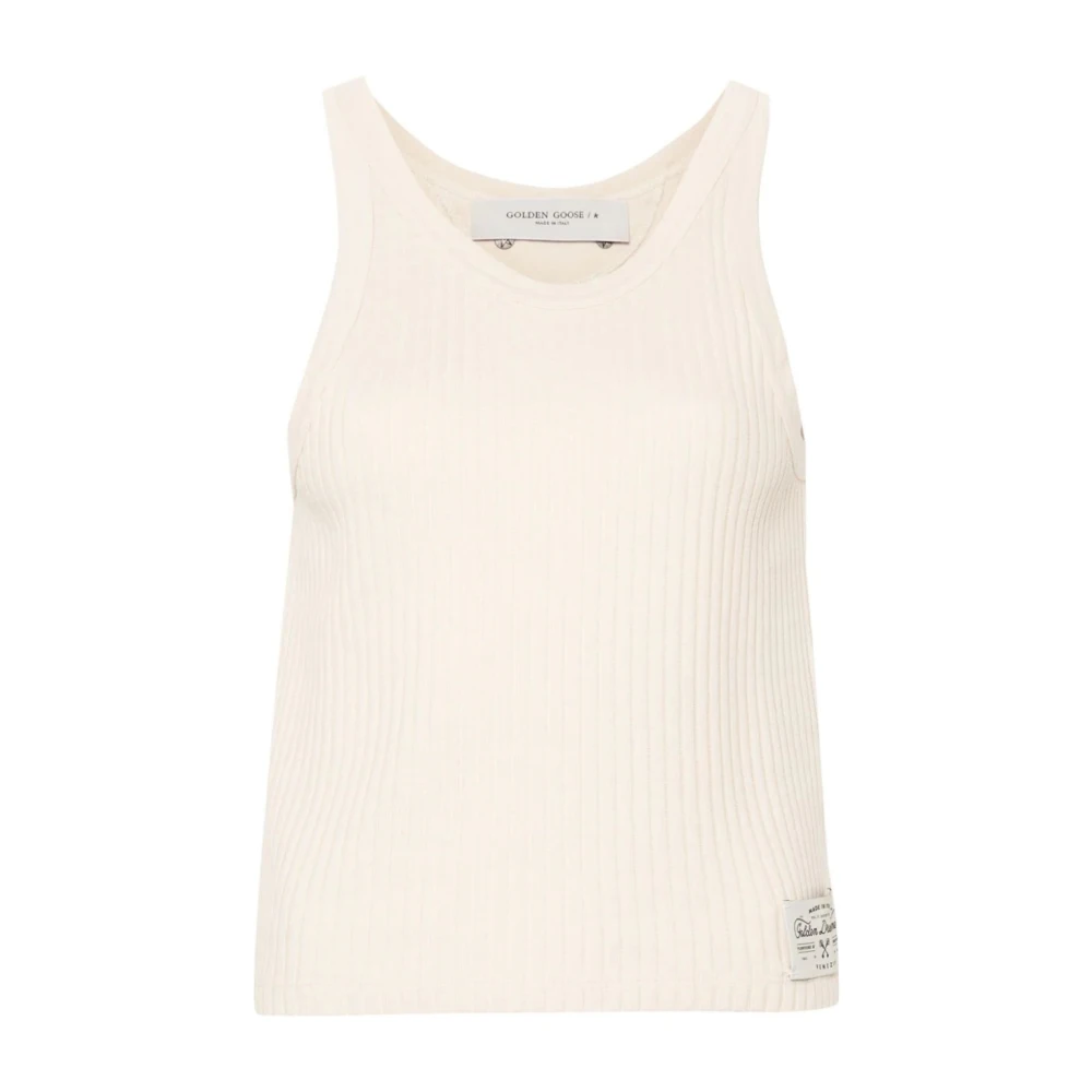 Golden Goose Journey Tank Top Beige Dames