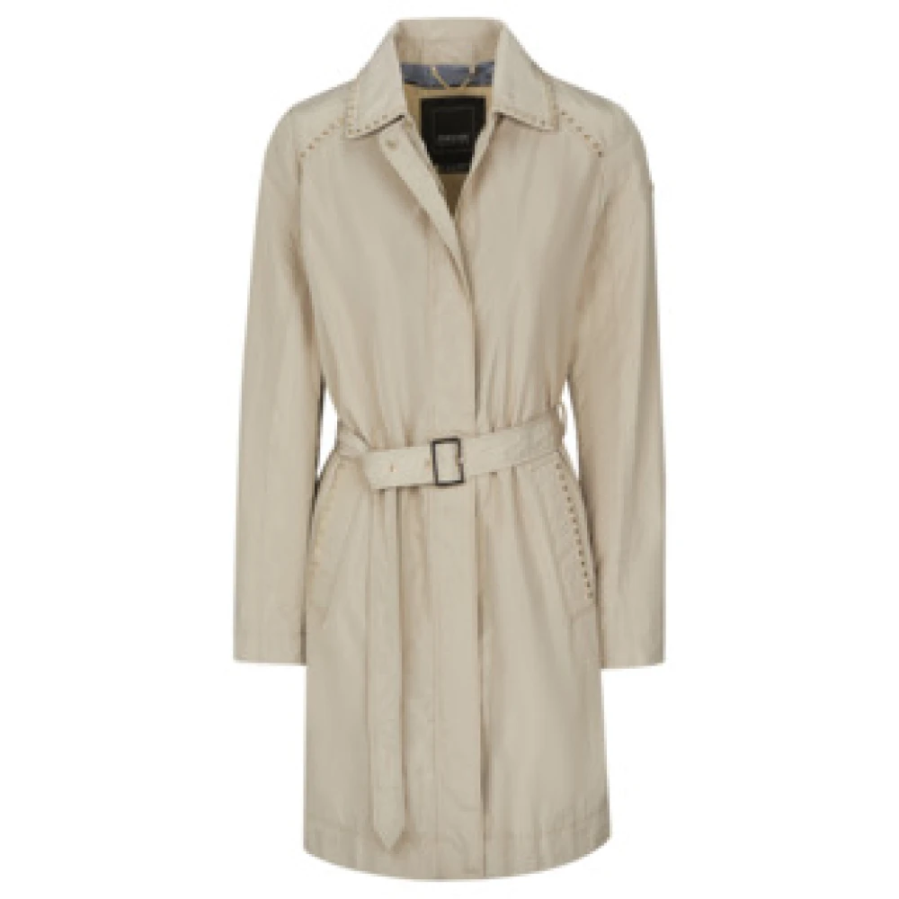 Geox Stijlvolle Manteljas Beige Dames