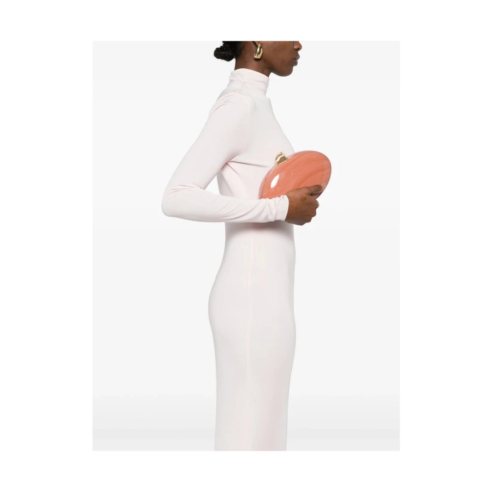 Cult Gaia Perzik Oranje Schoudertas met Sluiting Orange Dames