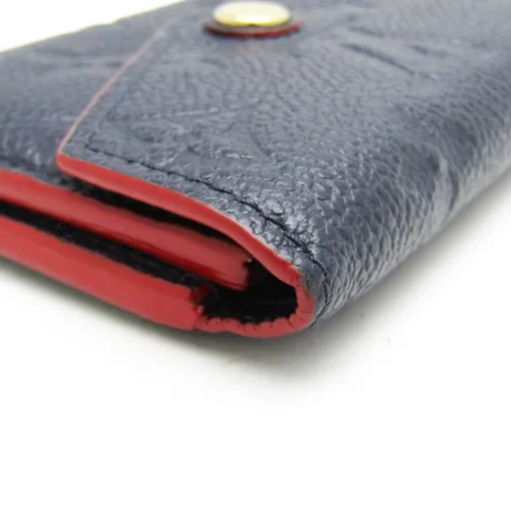 Louis Vuitton Vintage Pre-owned Leather wallets Blue Dames