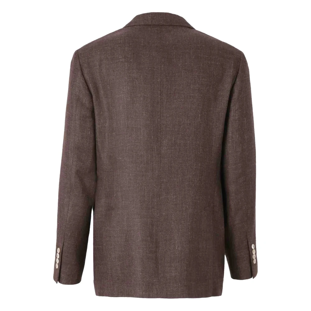 BRUNELLO CUCINELLI Bruine Jas voor Stijlvolle Outfits Brown Heren