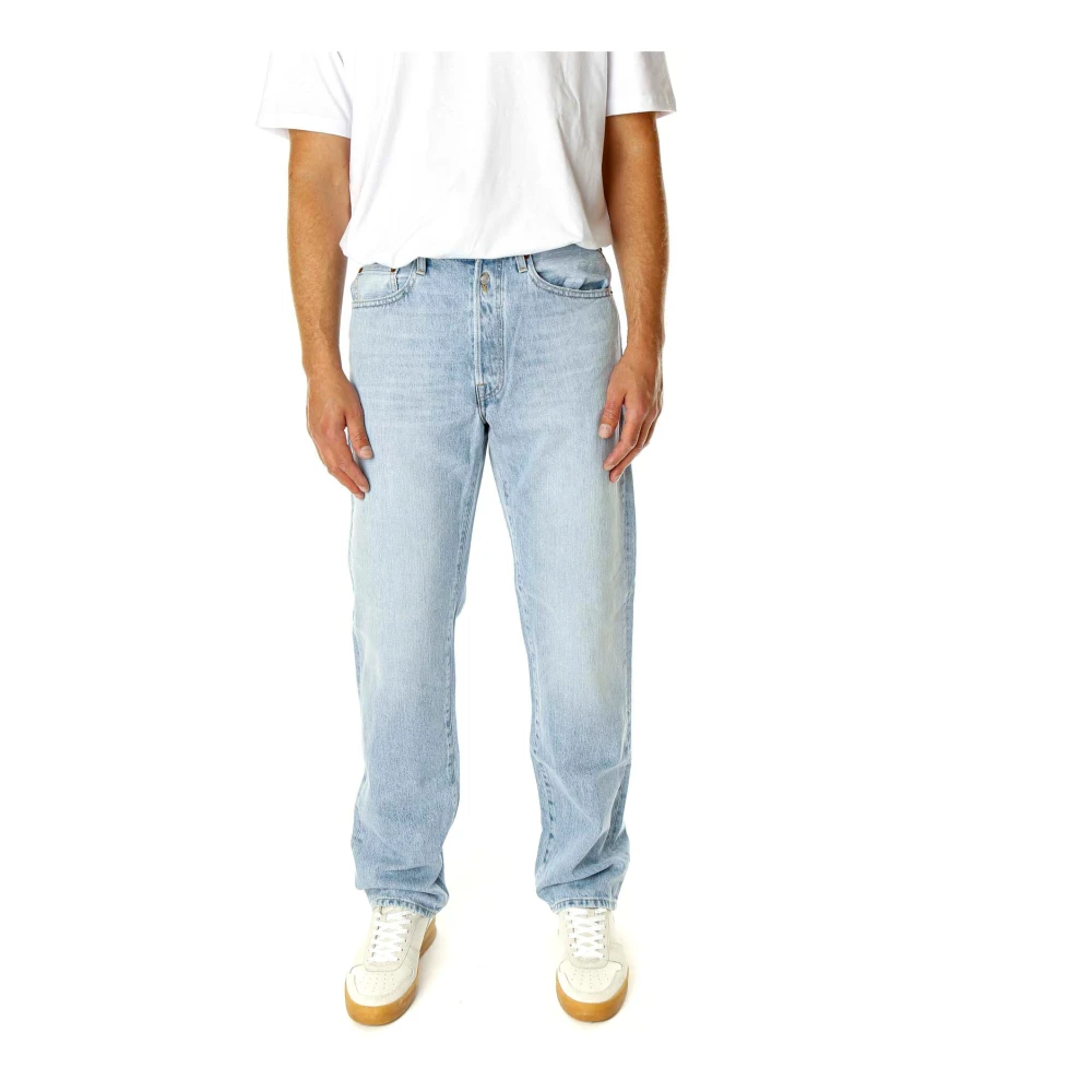 Replay Vintage High-Waist Straight Fit Jeans Blue Heren