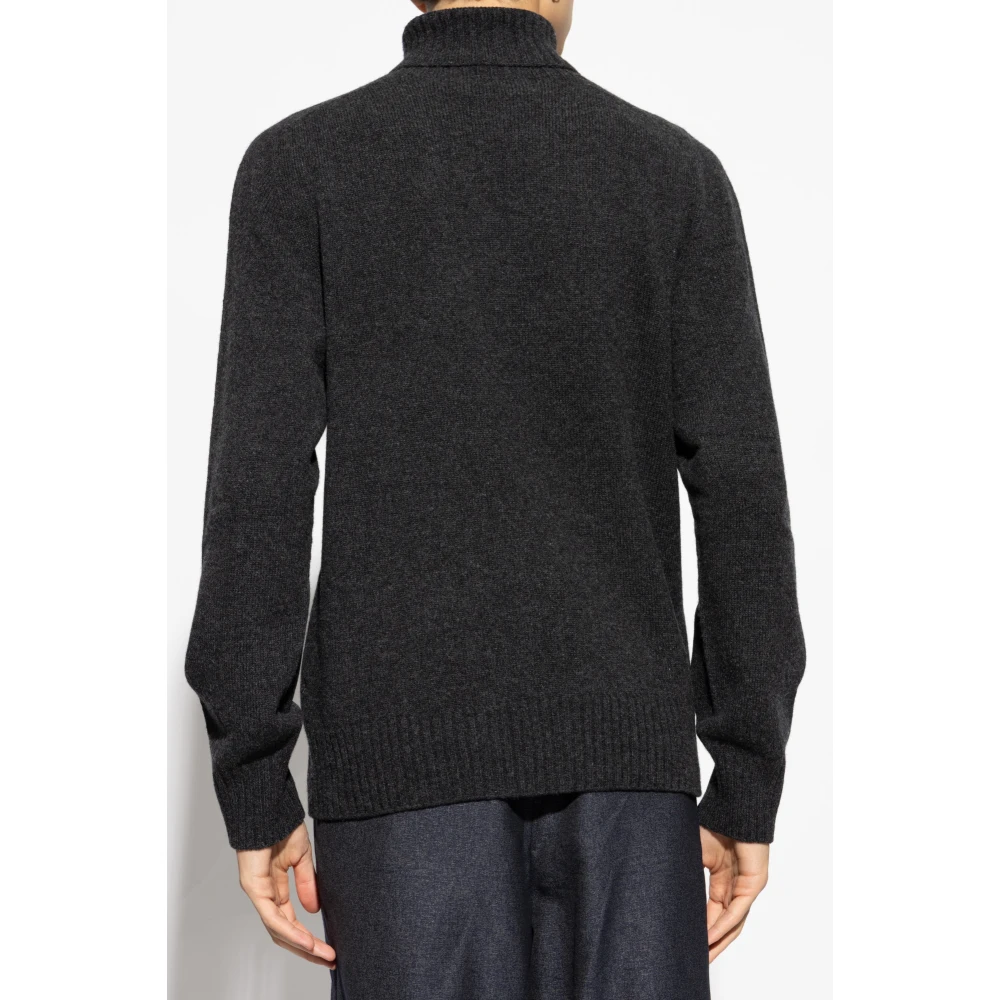 Officine Générale Wollen Turtleneck Gray Heren