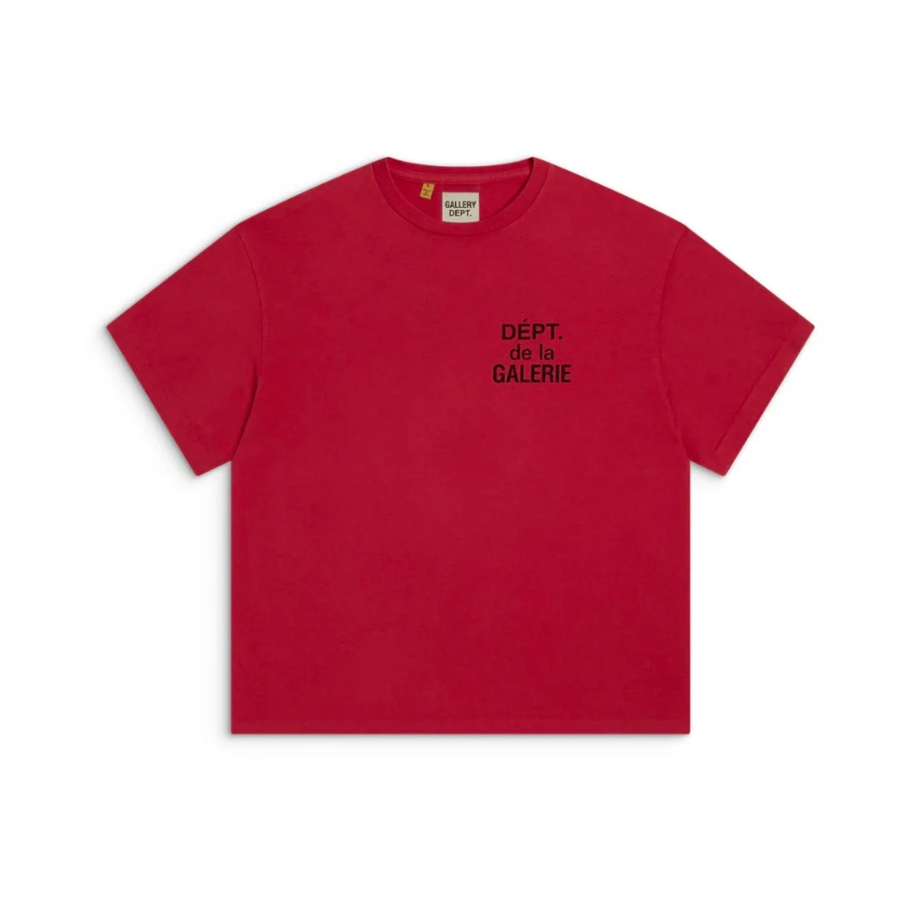 Gallery Dept. Rode Franse Tee Gedurfd Ontwerp Red Heren