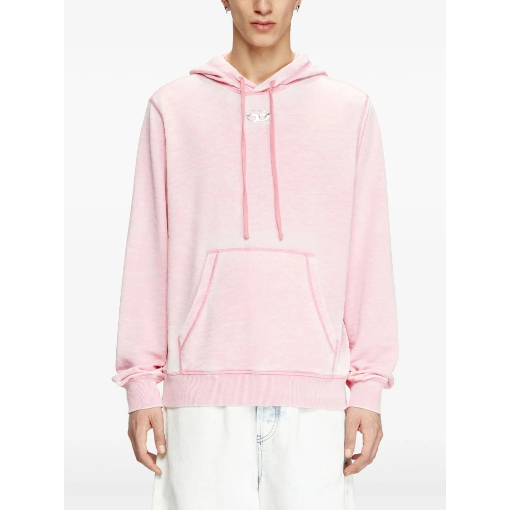 Diesel Roze Sweater Collectie Pink Heren