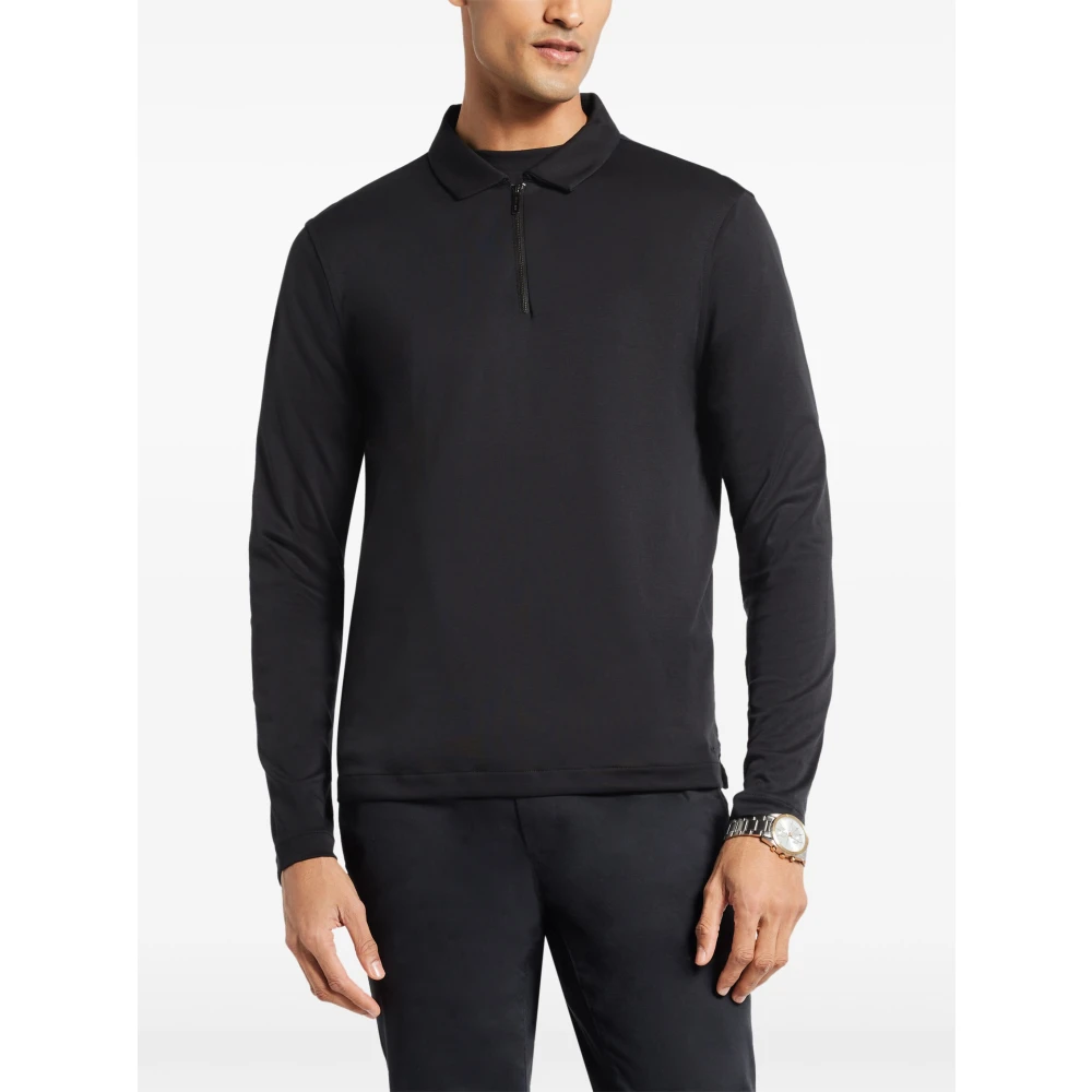Michael Kors Zwarte Polo Shirt Black Heren