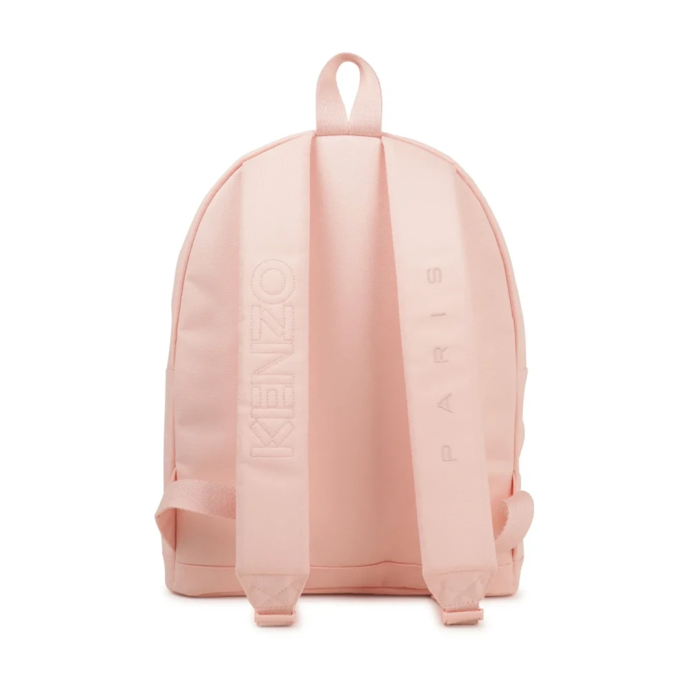 Kenzo Olifant Geborduurde Kinderen Rugzak Roze Pink Heren