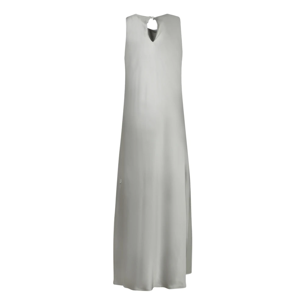 Herno Elegante Grijze Jurk Aw24 Gray Dames