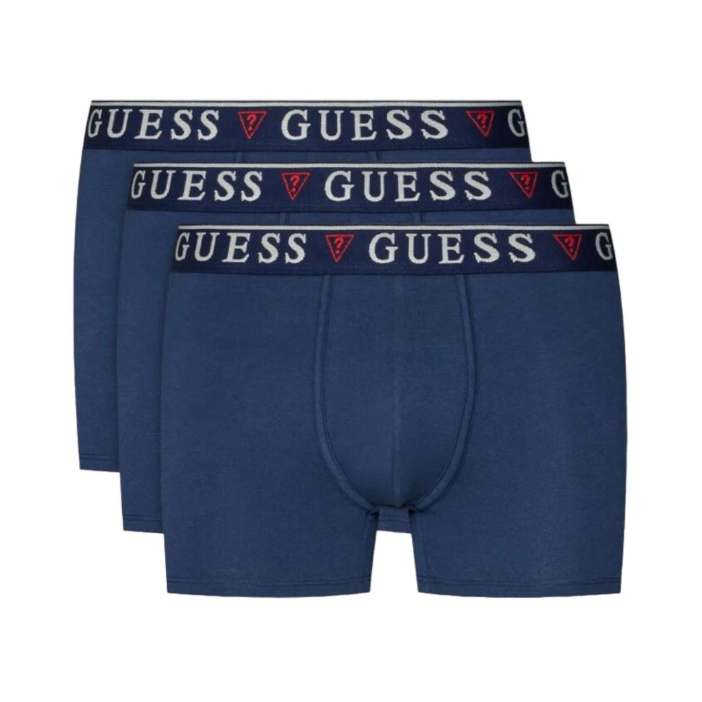 Guess , Underpants, Male, Blue, S, Boxer Briefs Set - Image 3