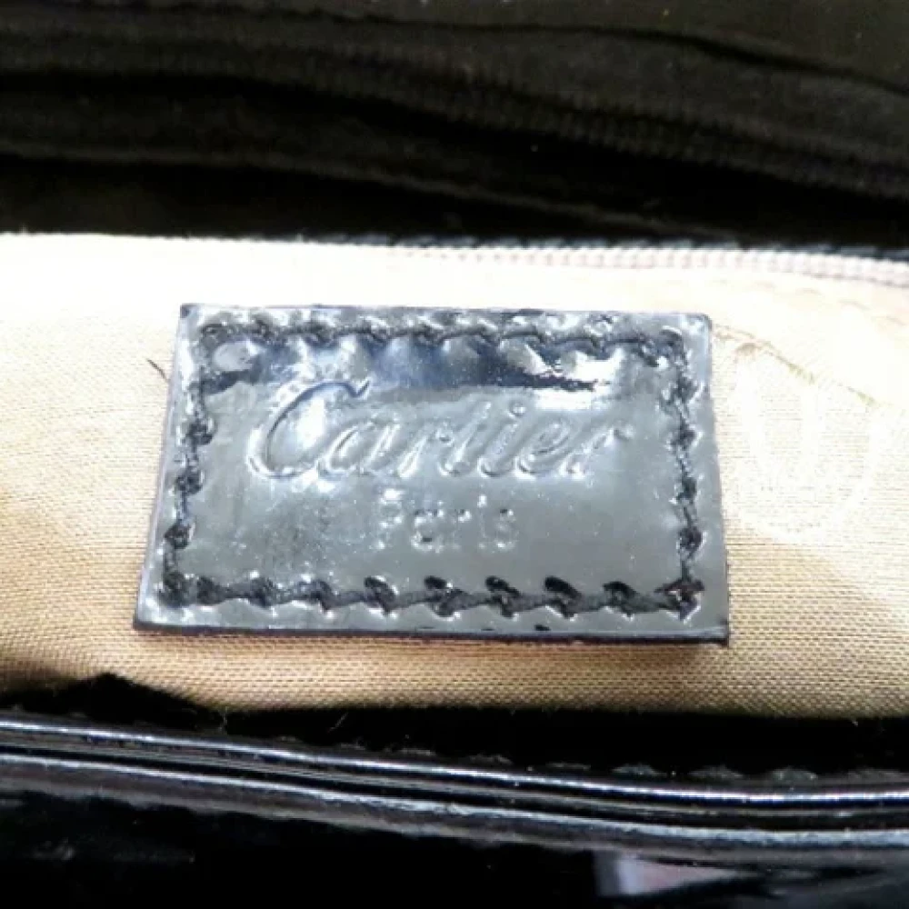 Cartier Vintage Pre-owned Leather shoulder-bags Black Dames