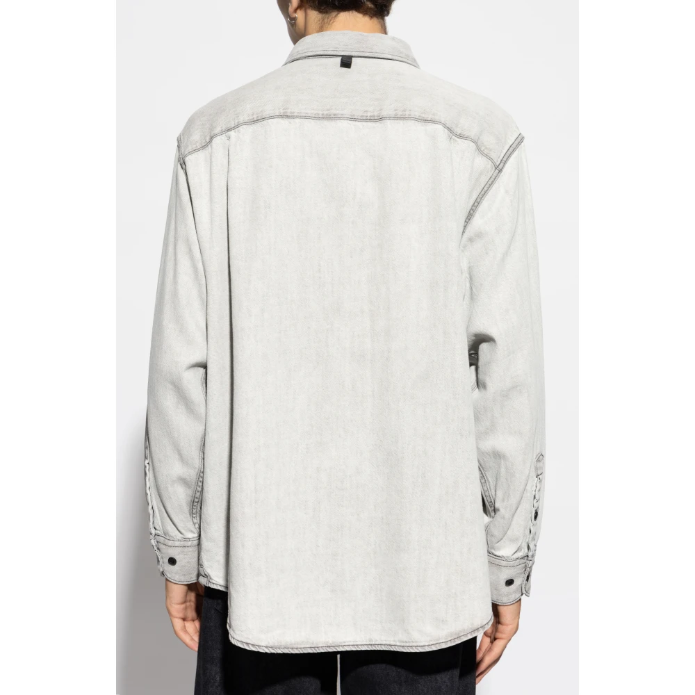 Rag & Bone Denim overhemd Smoke Gray Heren