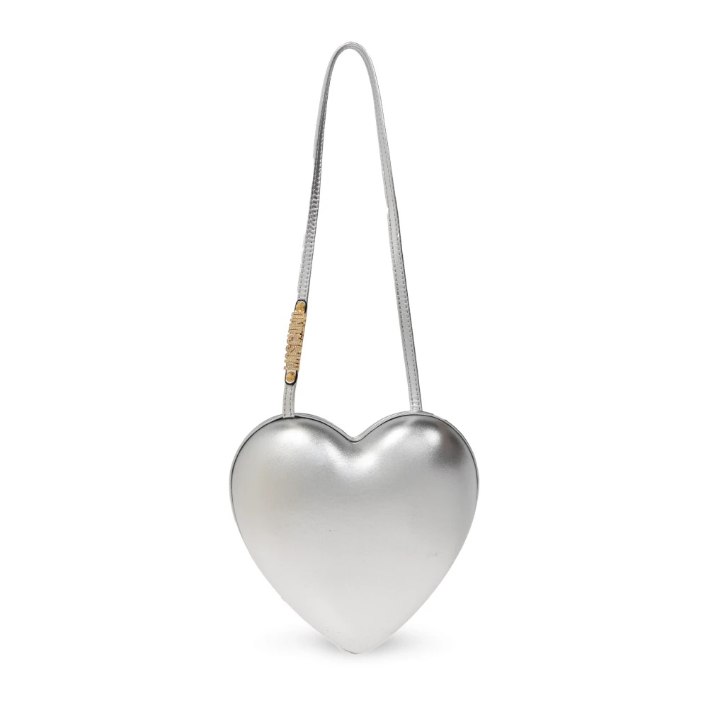 Moschino Hartvormige schoudertas Gray Dames