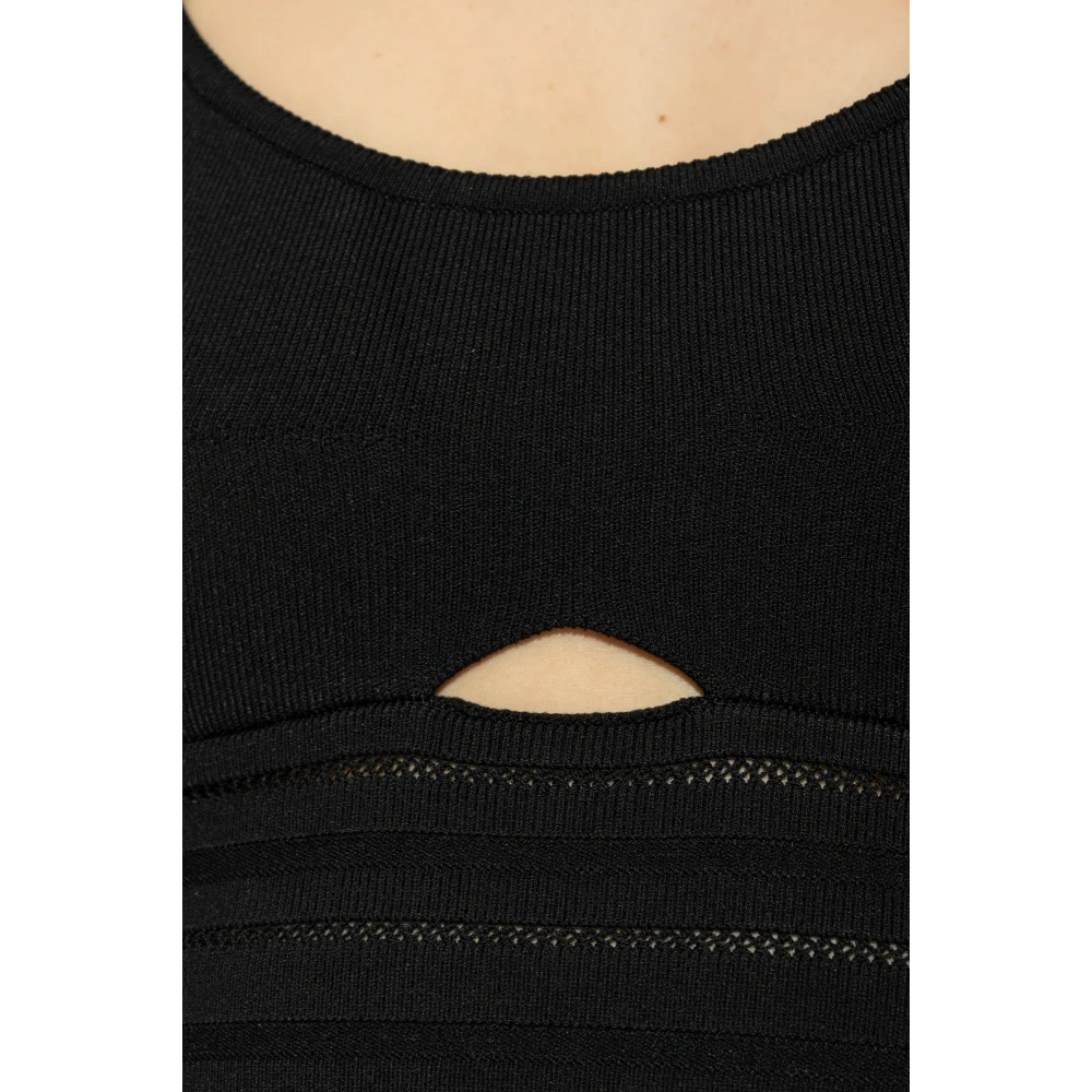 Victoria Beckham Jurk met bandjes Black Dames