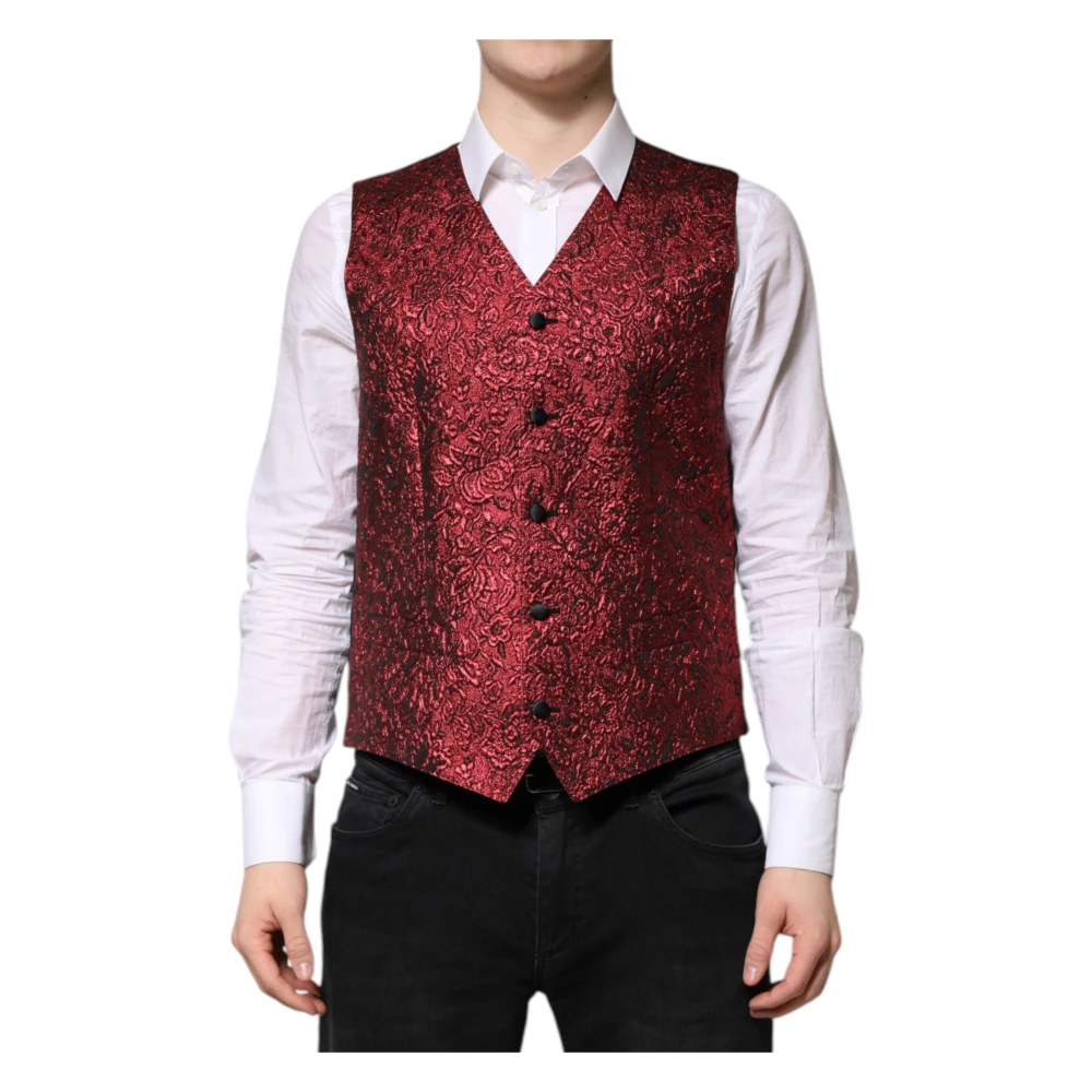 Dolce & Gabbana Herren Rot Anzüge, Lgröße: