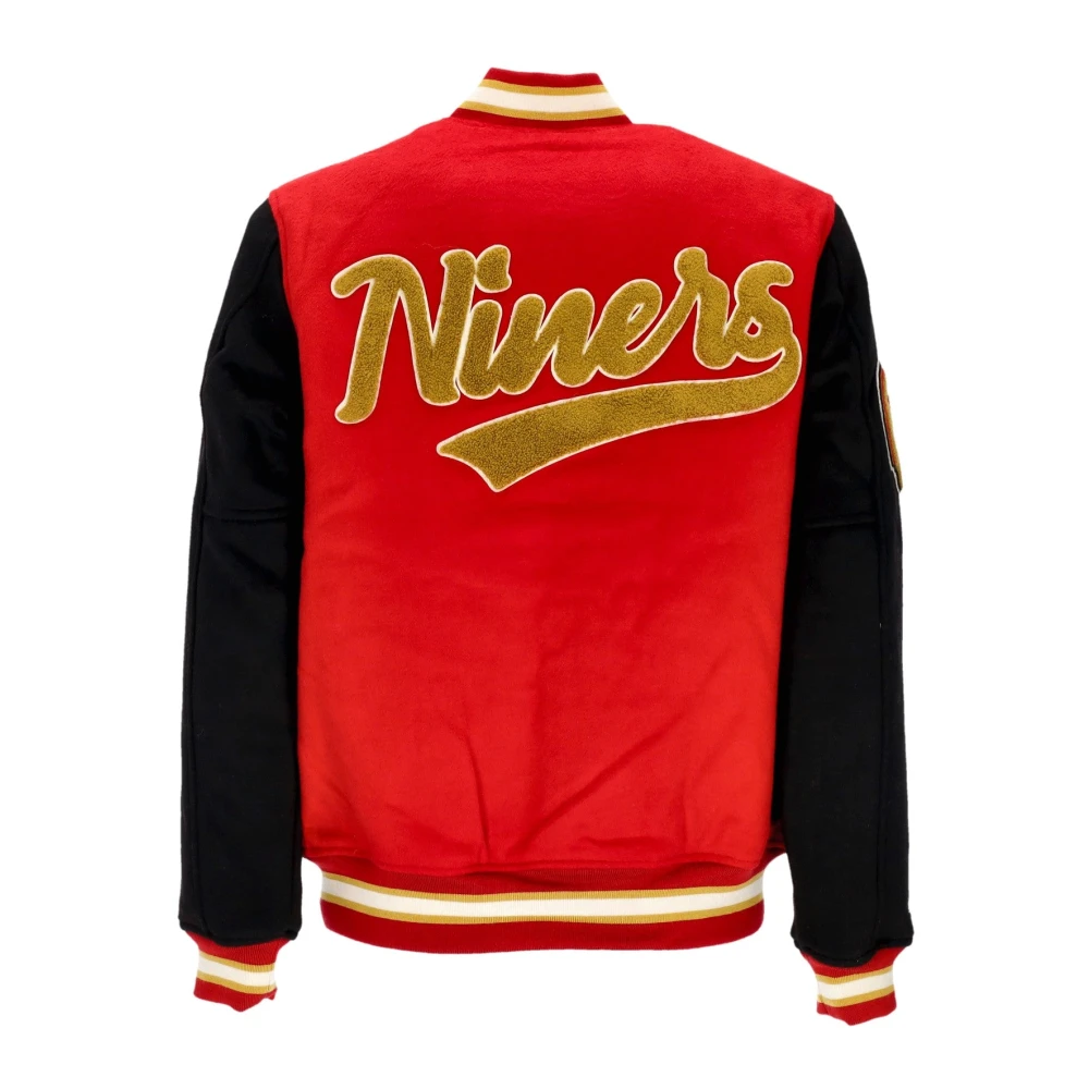 Mitchell & Ness NFL Team Legacy Varsity Jack Rood Zwart Multicolor Heren