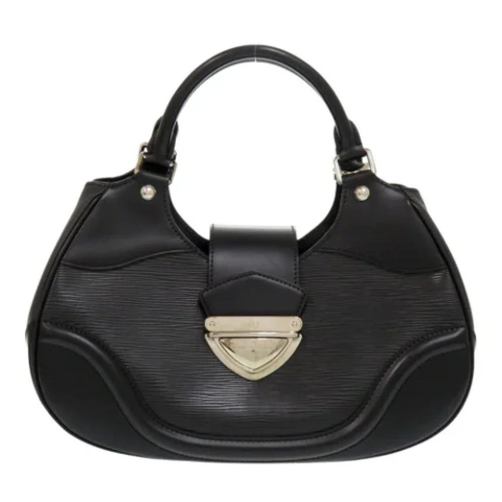 Louis Vuitton Vintage Pre-owned Leather handbags Black Dames