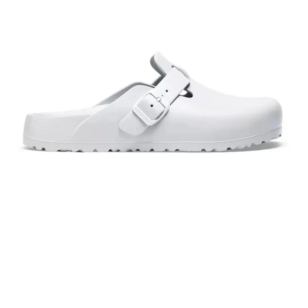 Birkenstock Women's White Boston Sandals - Mules - 8 Uk - Shoes