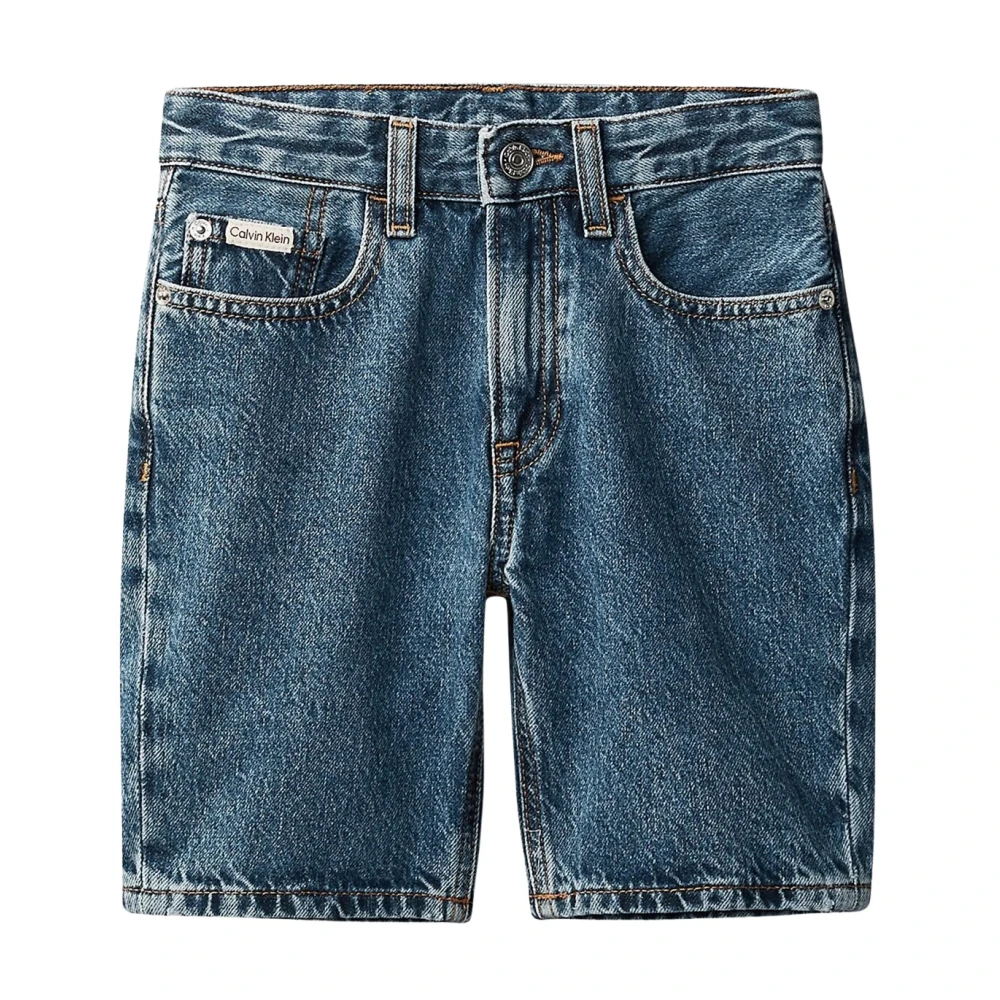 Calvin Klein Boys Blue Denim Shorts - Shorts - 16 Y - Kids