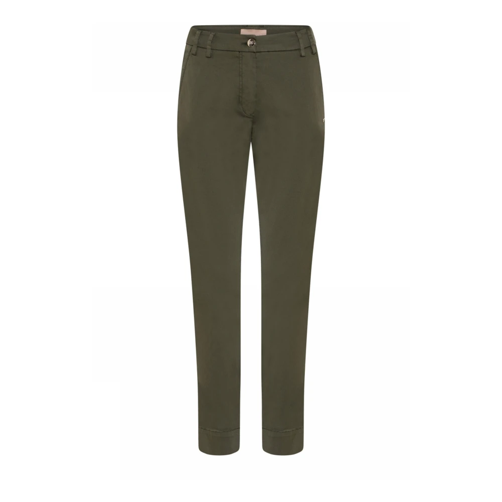 Gustav Kvinno Grön Byxor Dam, S, Cropped Byxor