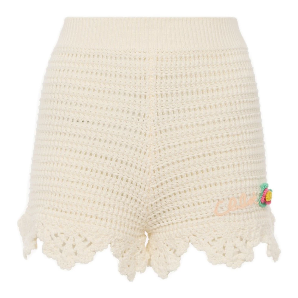 Chloé Short Shorts - Female - Short Shorts - Beige - M - Shorts - Image 3