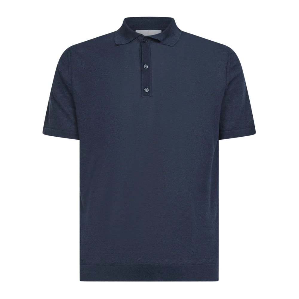Costumein Men's Blue Polo Shirts, M, Putri Buttoned Polo Shirt