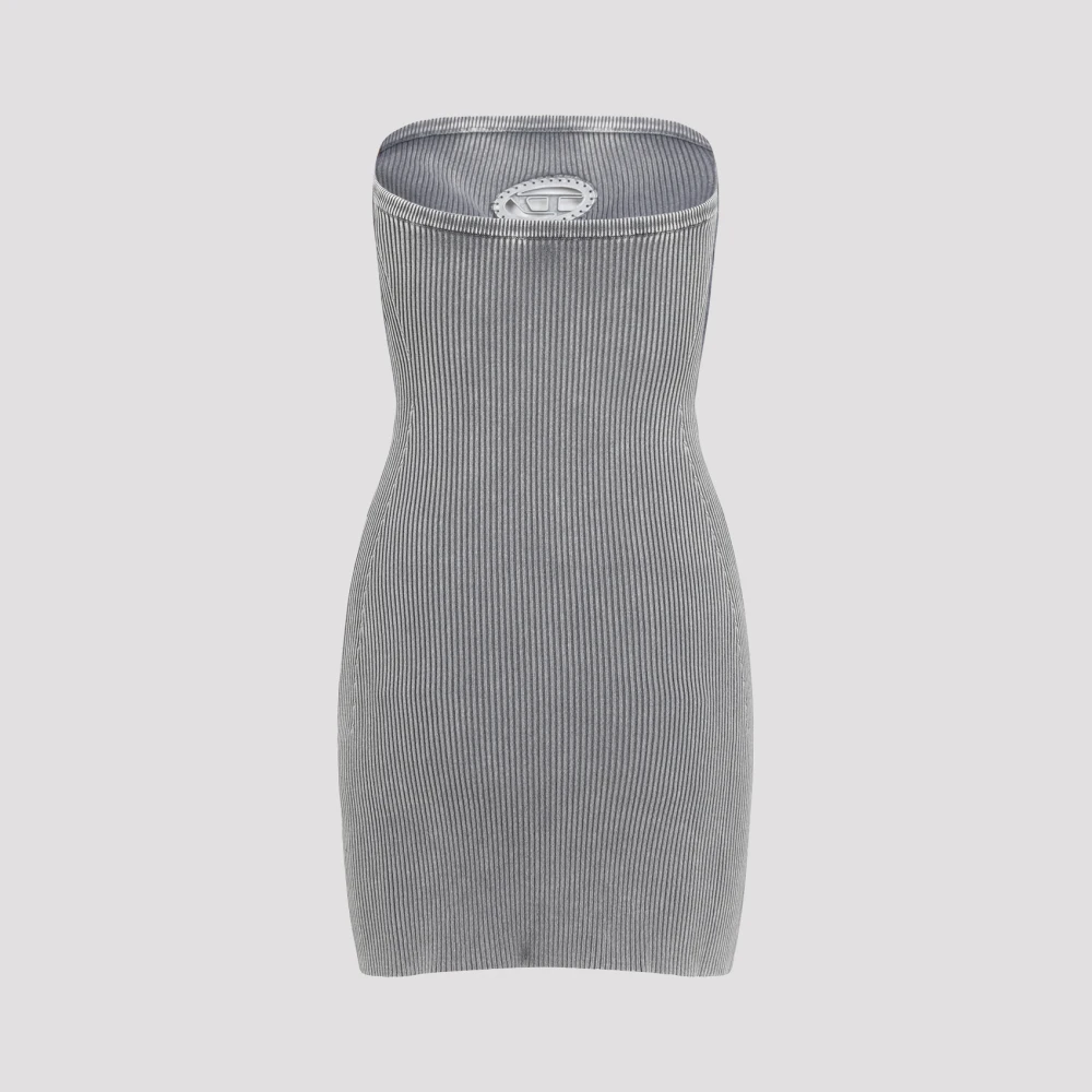 Diesel Grijze Jurk Aw24 Stijlvolle Dameskleding Gray Dames
