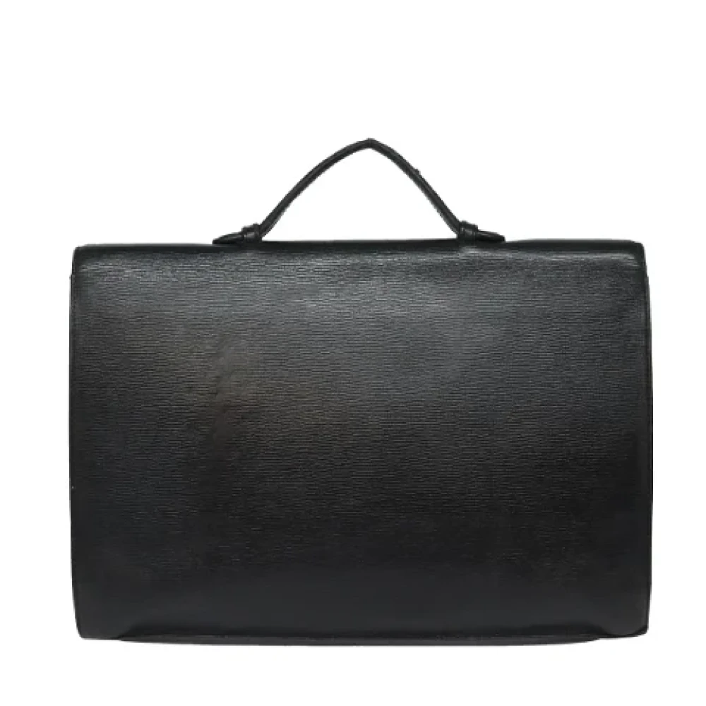 Loewe Pre-owned Leather handbags Black Dames