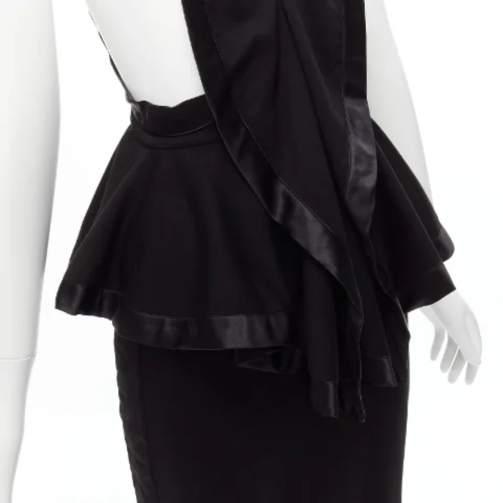 Givenchy Pre-owned Satin dresses Black Dames