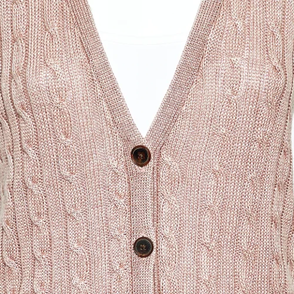 Ralph Lauren Pre-owned Linen tops Pink Dames