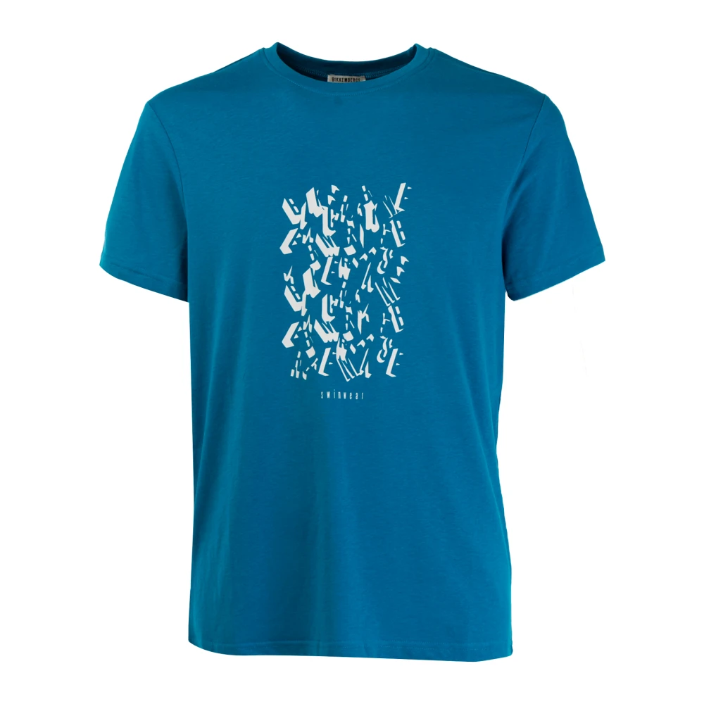 Bikkembergs Heren T-shirt met Kenmerkende Stijl Blue Heren