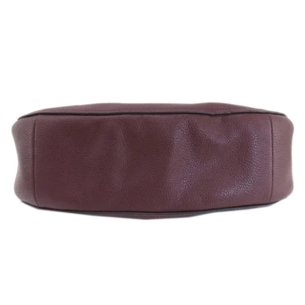 Coach Pre-owned Leather shoulder-bags Purple Dames