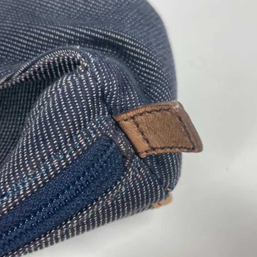 Fendi Vintage Pre-owned Leather fendi-bags Blue Dames