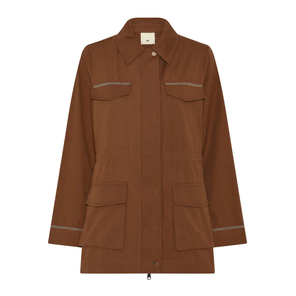 Heartmade Brown Light Jackets - Female - Light Jackets - Xs - Jackets
