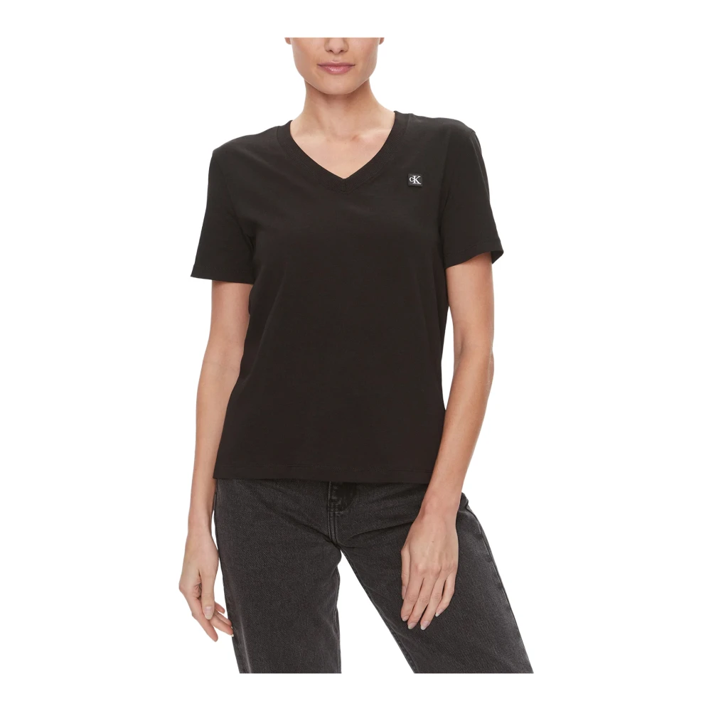 Calvin Klein Jeans T-Shirts Black Dames