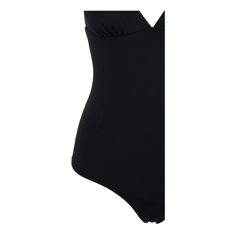 Alviero Martini 1a Classe Elegant Badpak met Kant Black Dames