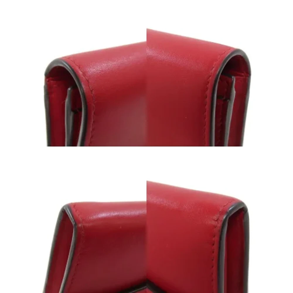 Gucci Vintage Pre-owned Leather wallets Red Dames