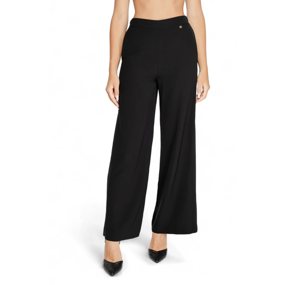 RINASCIMENTO Zwarte Zip Broek Black Dames