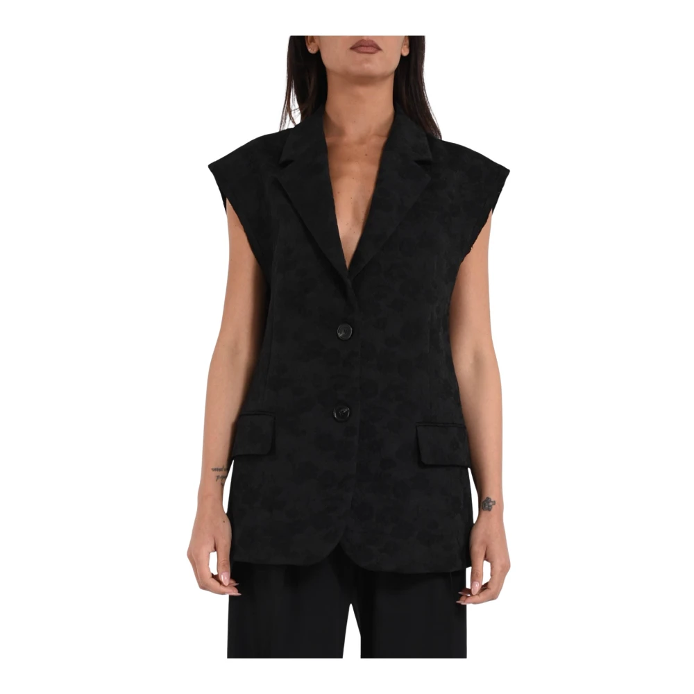 Msgm - Jackets > Vests - Black - Msgm - Modalova
