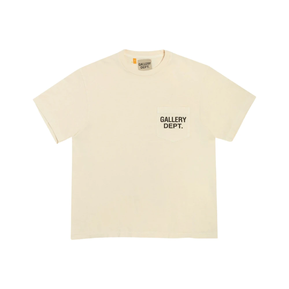 Gallery Dept. Logo Zak T-shirt Room Zwart Beige Heren