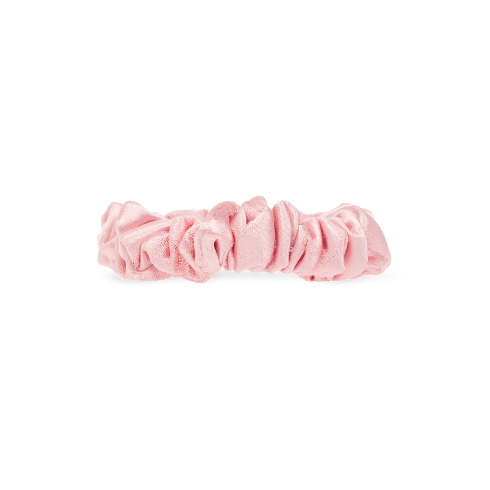 Versace Satijnen scrunchie Pink Dames