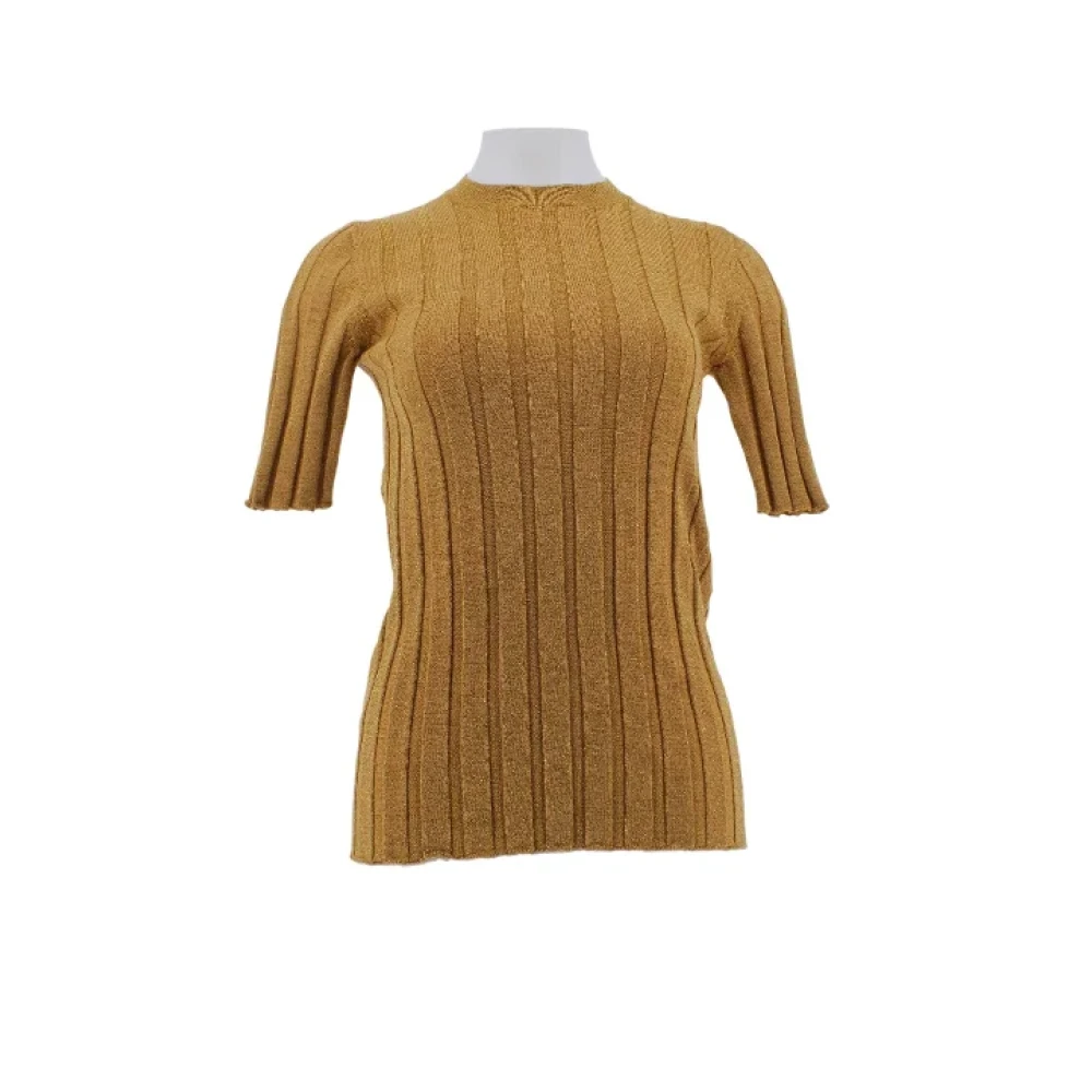 Marni Pre-owned Wool tops Yellow Dames