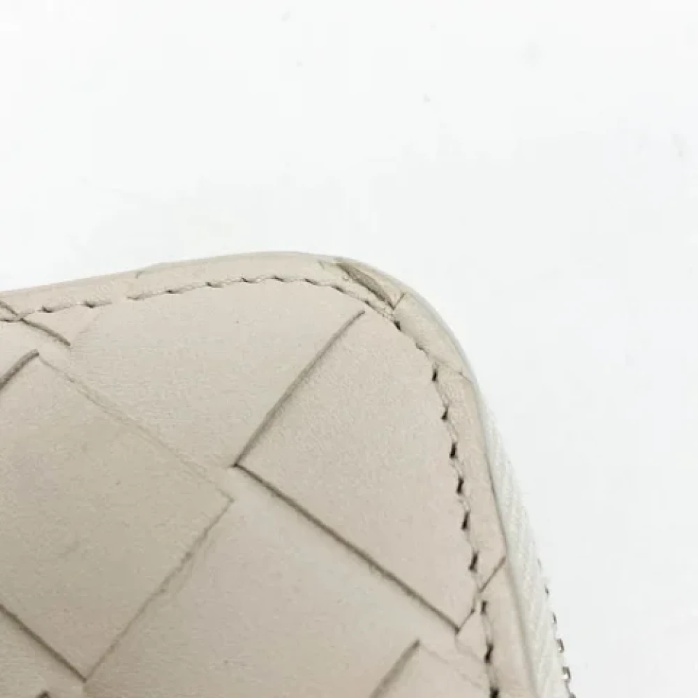 Bottega Veneta Vintage Pre-owned Leather wallets White Dames