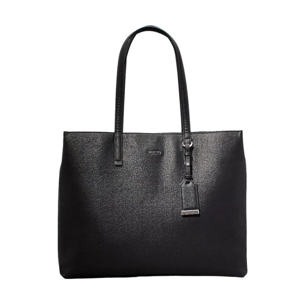 Calvin Klein Elegante Functionele Schoudertas Black Dames