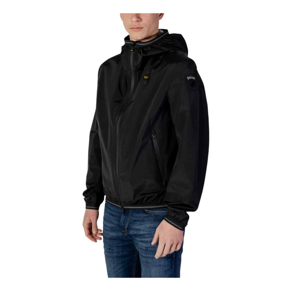 Blauer Lente Zomer Herenjassen Collectie Black Heren