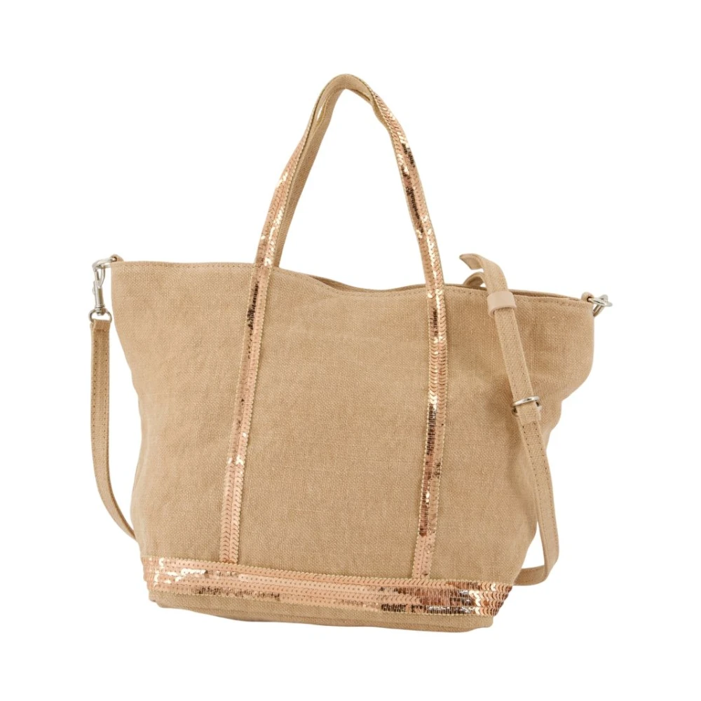 Vanessa Bruno Women's Pink Linen Shopper Bag