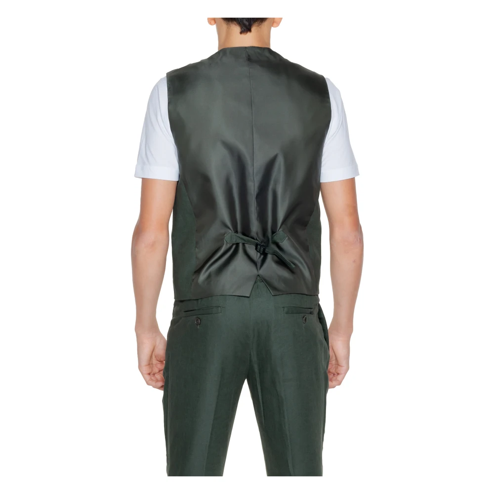Antony Morato Suit Vests Green Heren