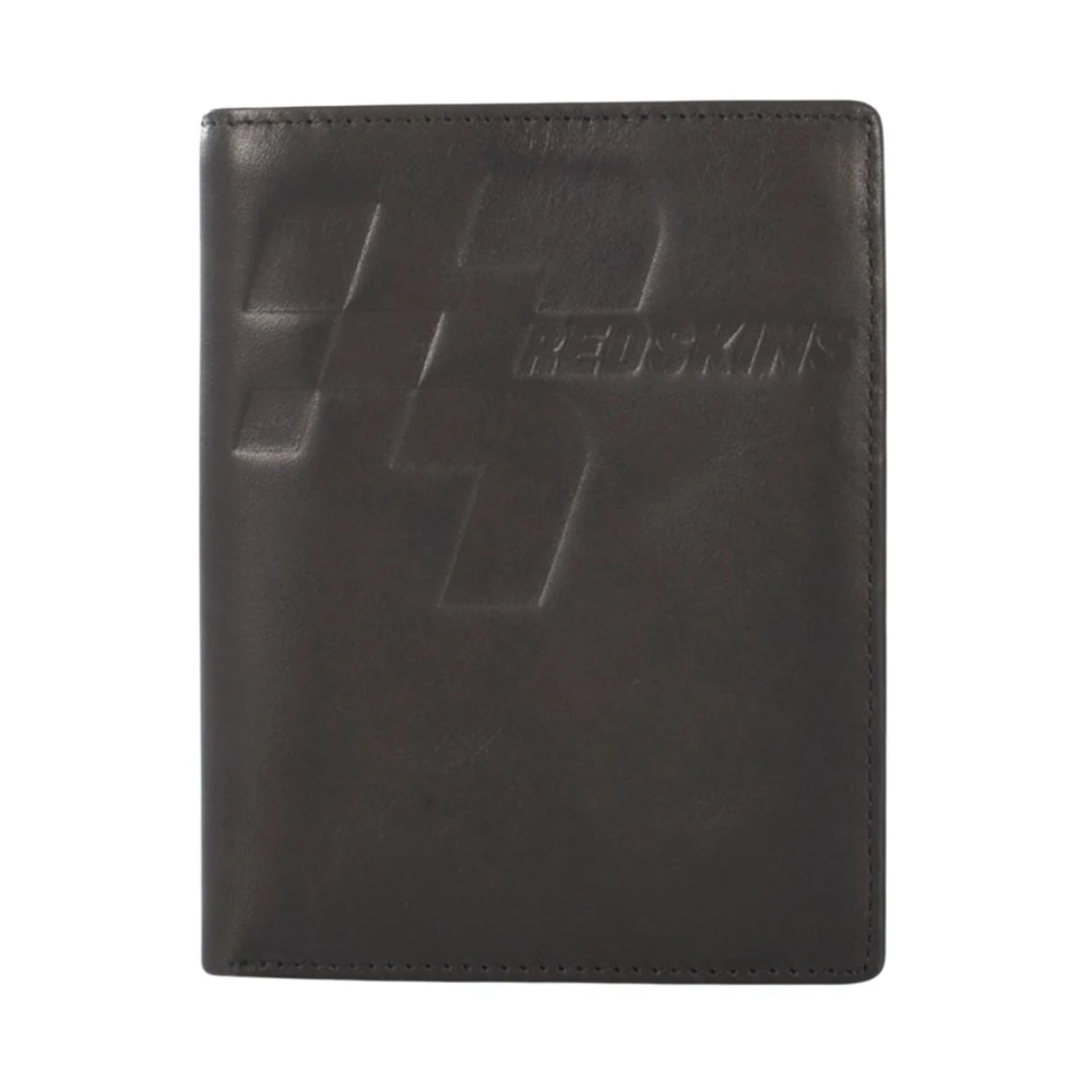 Redskins Leren Portemonnees & Pasjeshouders Black Heren