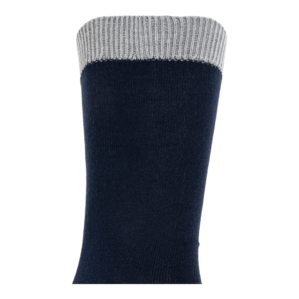 Eleventy Katoenen sokken Blue Heren